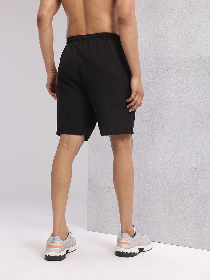 HRX by Hrithik Roshan Men Brand Logo Print Mid-Rise Training Shorts