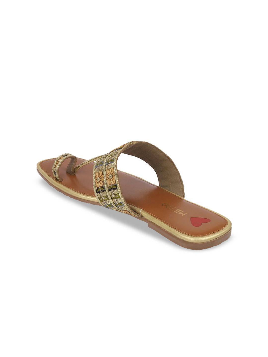 Metro Women Embellished One Toe Flats
