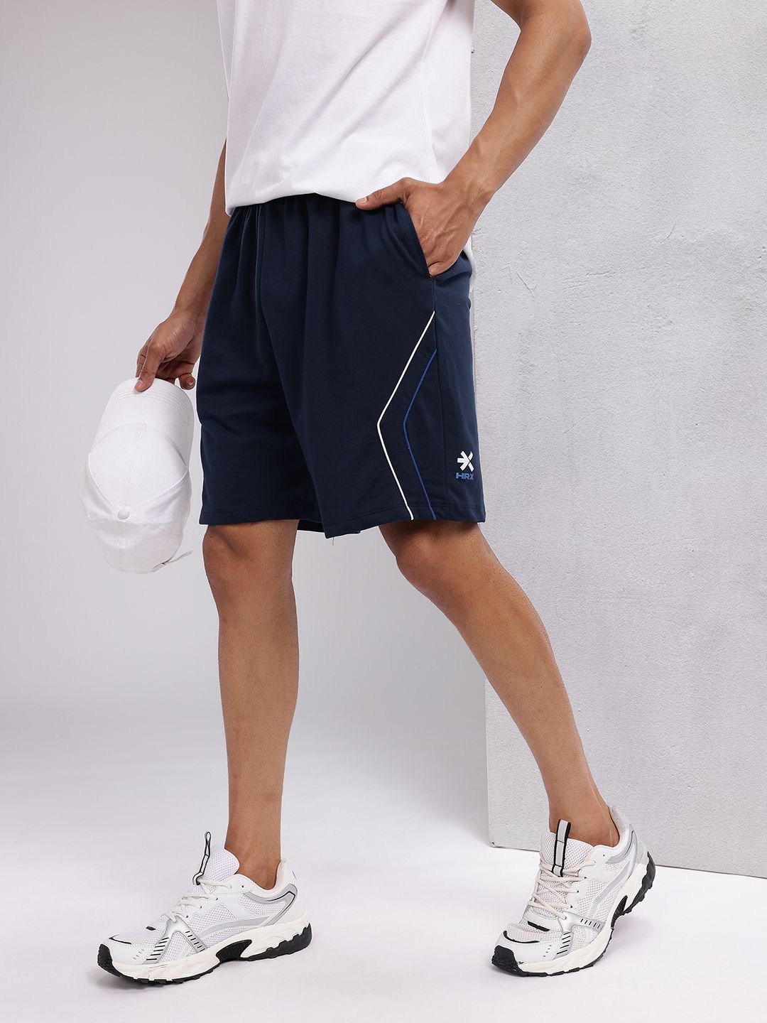 HRX by Hrithik Roshan Men Contrast Piping Detail Shorts