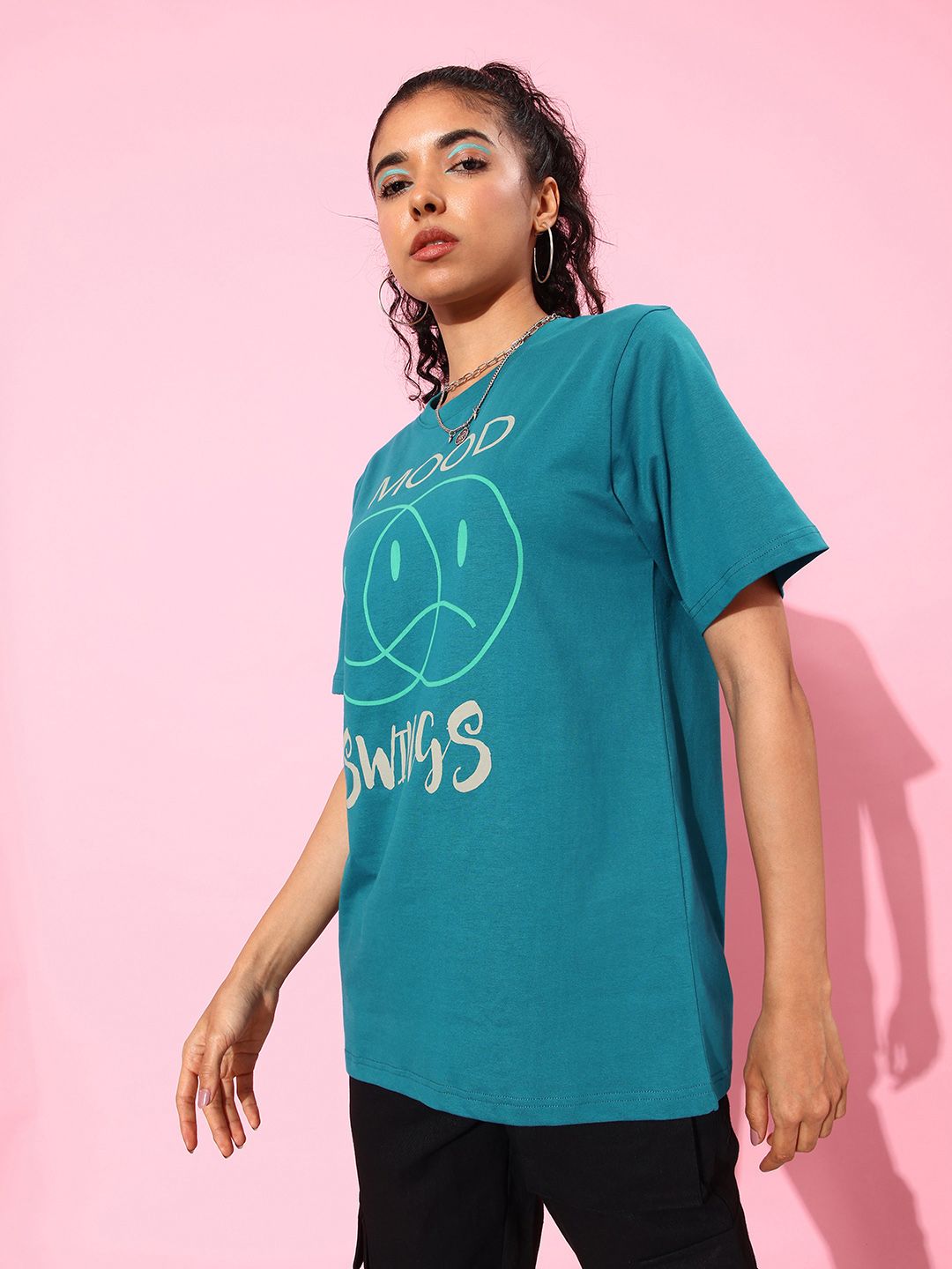 DILLINGER Pure Cotton Printed Oversized T-shirt