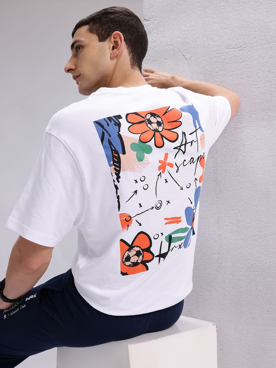 HRX by Hrithik Roshan Printed Relaxed Lifestyle T-shirt