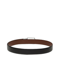 Teakwood Leathers Men Textured Leather Reversible Belt