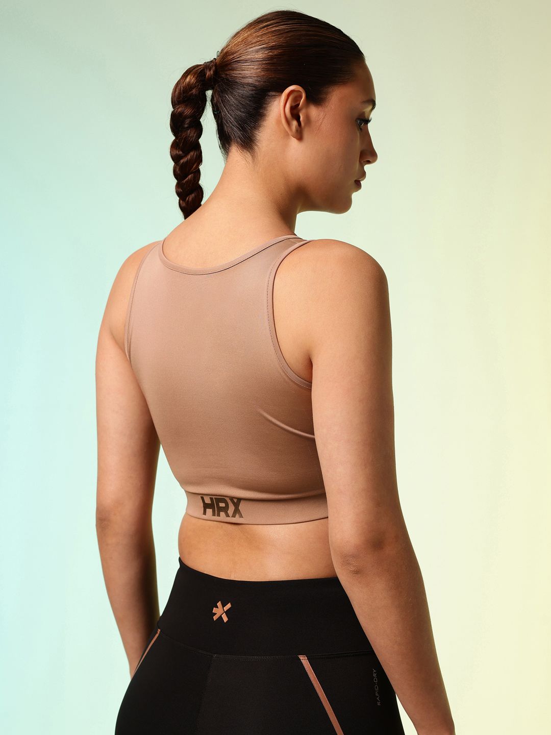 HRX by Hrithik Roshan Active Goddess Rapid-Dry Padded Training Bra HR_SS25_W_BA_KT171_03_A