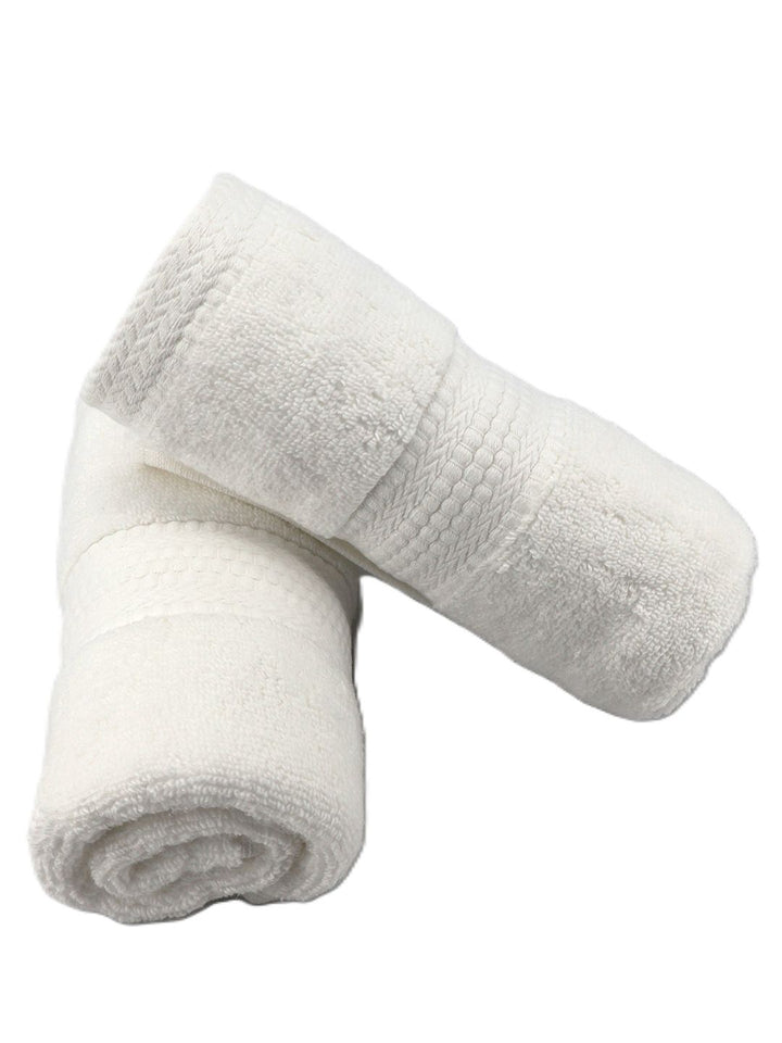 BOMBAY DYEING White 2 Pieces Pure Cotton 650 GSM Hand Towels
