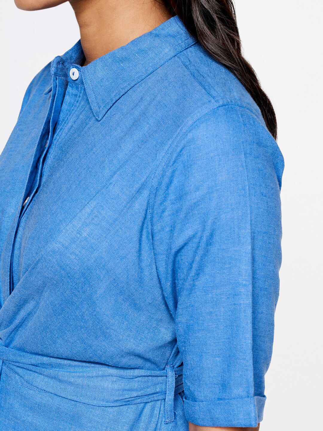 AND Regular Linen Shirt Dress