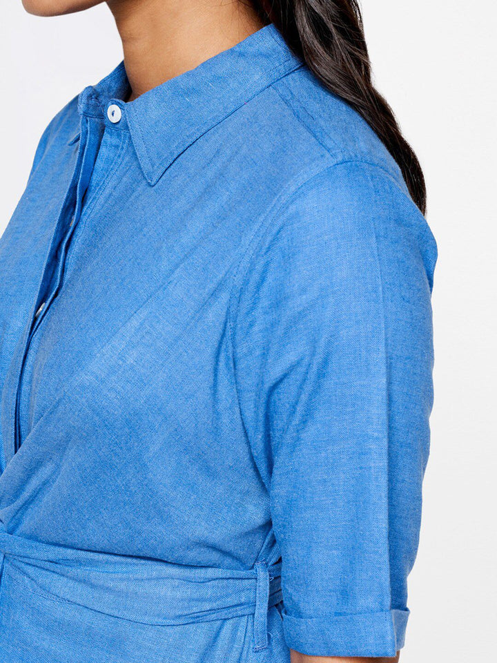 AND Regular Linen Shirt Dress