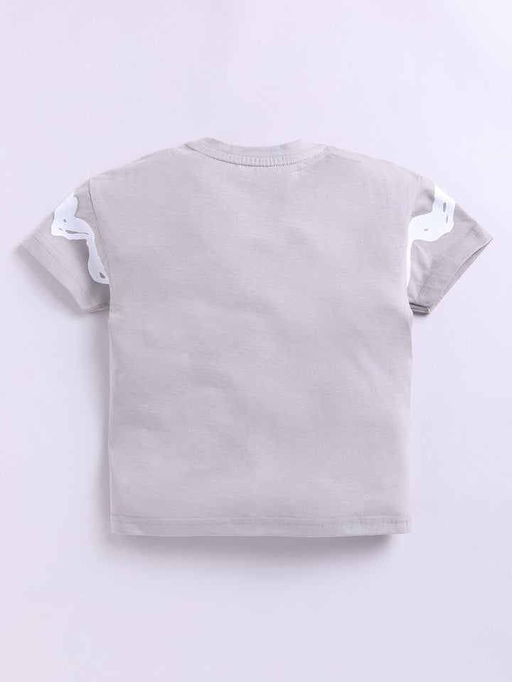 Happy Faces Kids Boys Snoopy Printed Pure Cotton T-Shirt