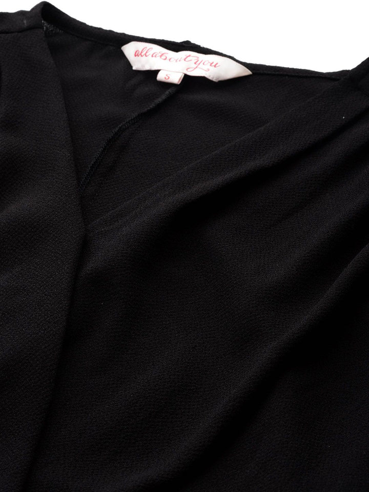 all about you Wrap Culotte Jumpsuit