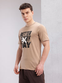 HRX by Hrithik Roshan Typography Printed Training T-shirt