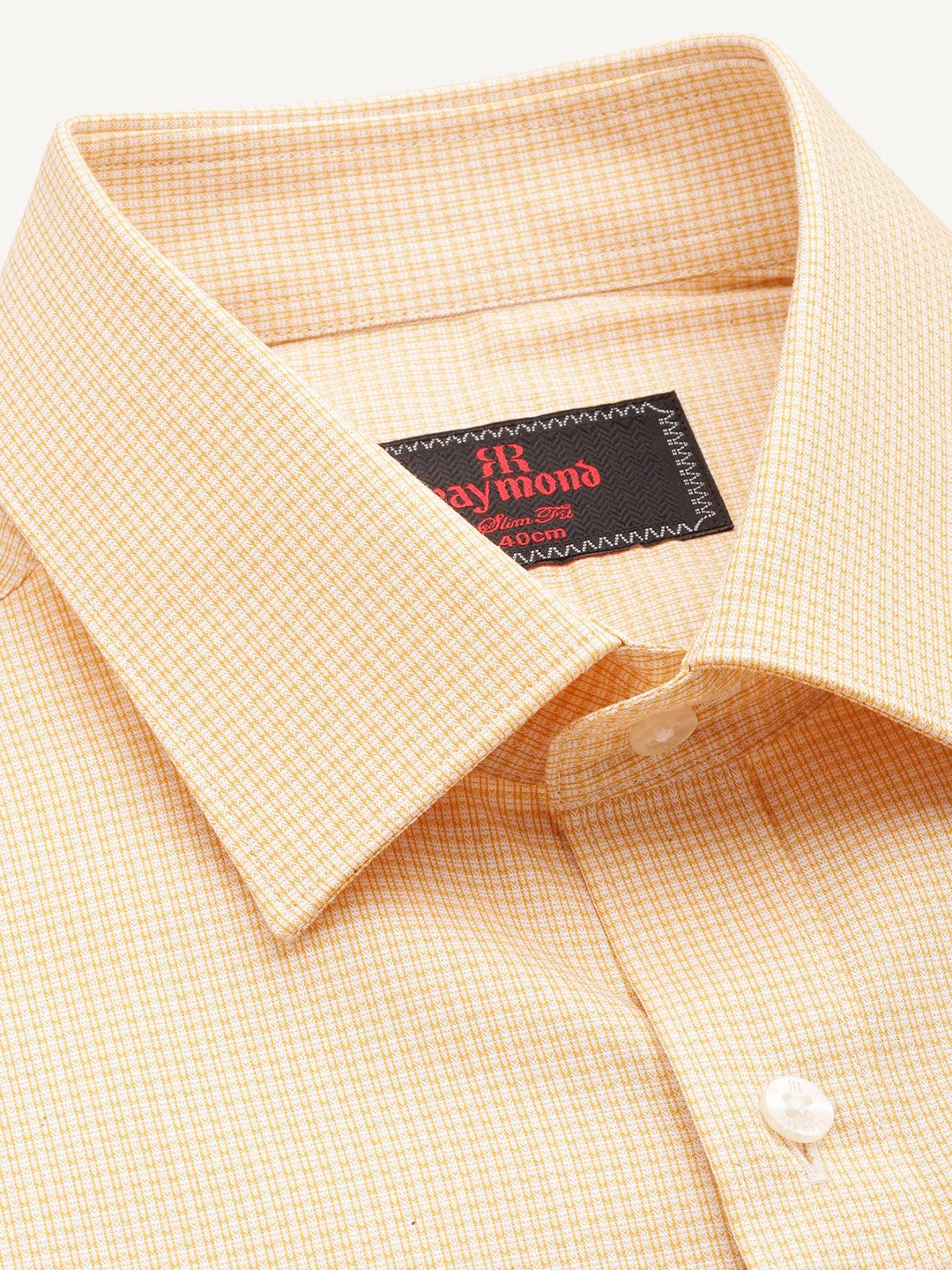 Raymond Slim Fit Checked Pure Cotton Formal Shirt