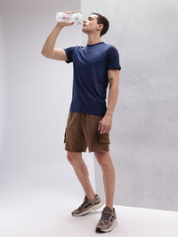 HRX by Hrithik Roshan Men Striped Rapid Dry Training T-shirt