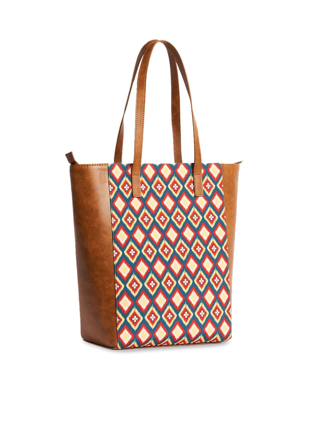 TEAL BY CHUMBAK Women Printed Bucket Tote Bag