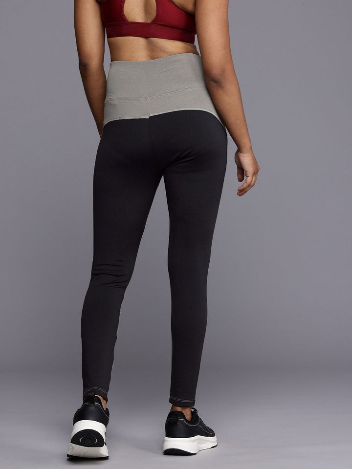 HRX by Hrithik Roshan Women Run On Cloudstrail Colorblocked Rapid Dry Running Tights