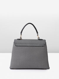 all about you Textured Structured Satchel