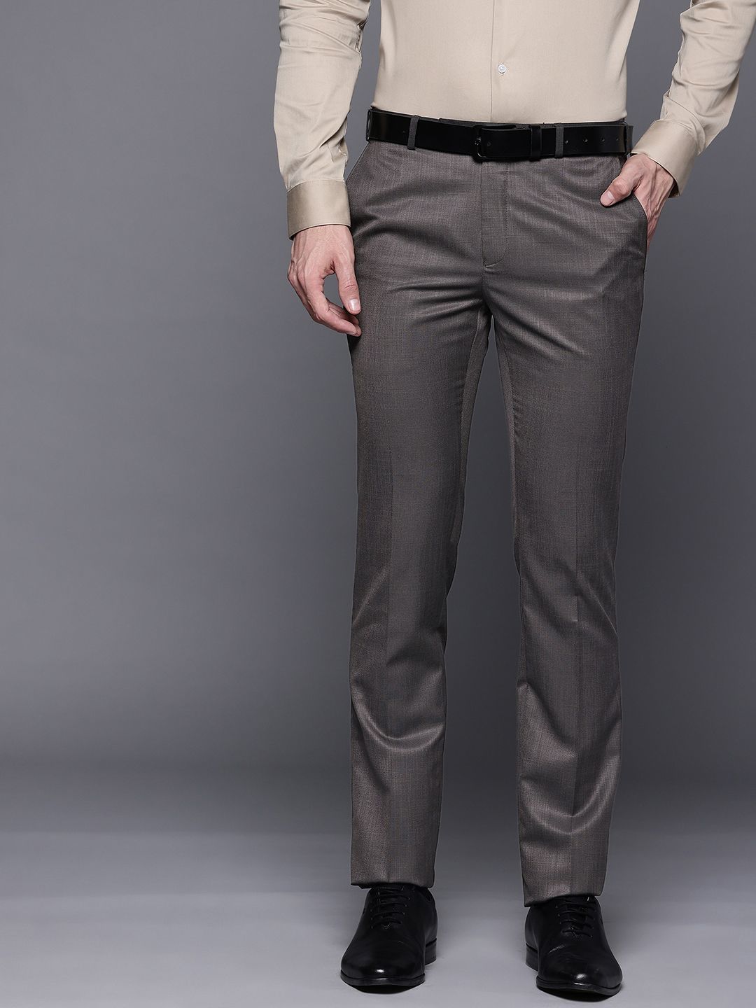 Raymond Men Slim Fit Formal Trousers