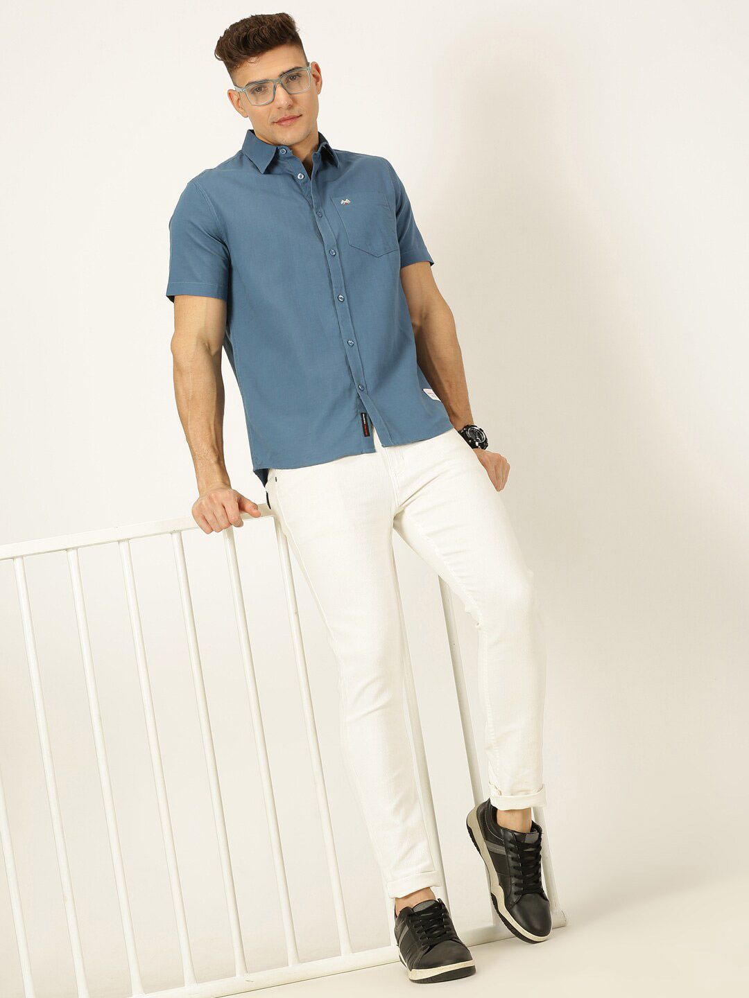 Thomas Scott Classic Slim Fit Casual Cotton Linen Shirt