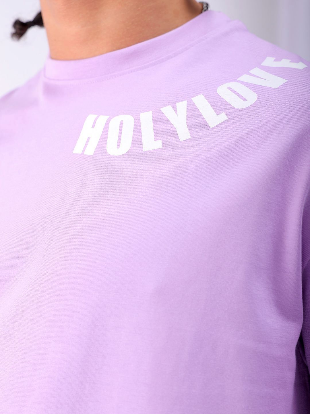 The Indian Garage Co Men Back Printed Boxy Oversized Round Neck T-shirt