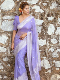 KALINI Ethnic Woven Design Zari Banarasi Saree