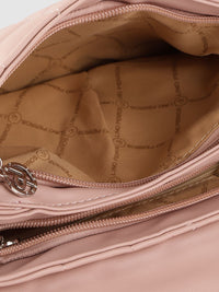 Lino Perros Pink Quilted Satchel
