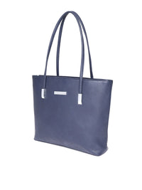 Lino Perros Navy Blue Solid Shoulder Bag