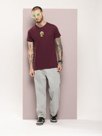 DILLINGER Men Graphic Printed Embossed Oversized T-shirt