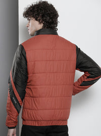 The Indian Garage Co Men Detachable Hood Colourblocked Padded Jacket