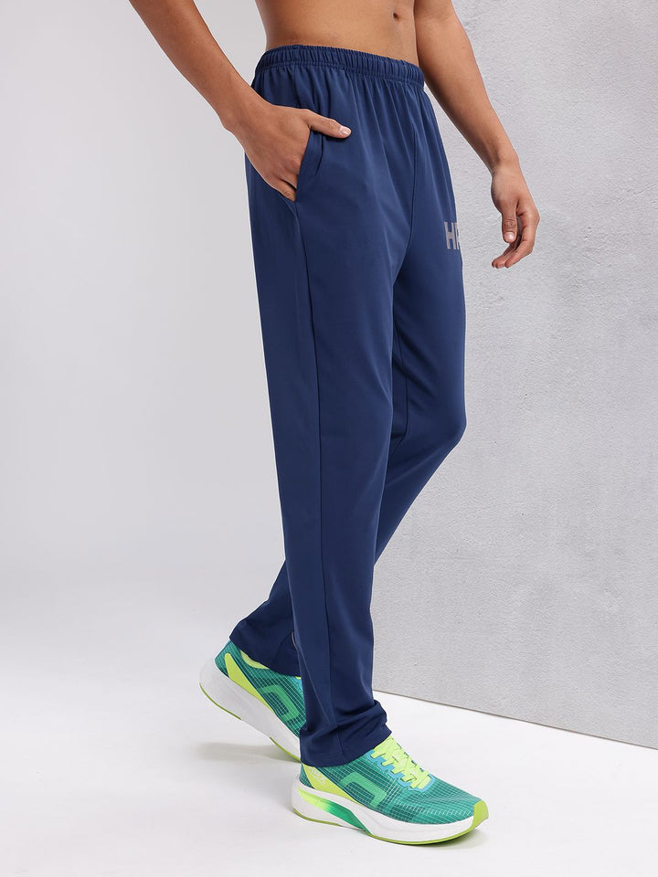 HRX by Hrithik Roshan Men Brand Logo Printed Mid-Rise Running Track Pants
