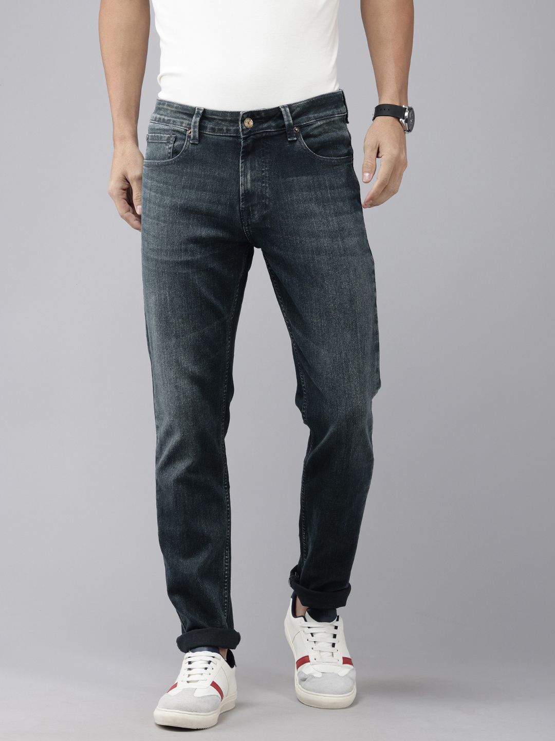 SPYKAR Men Ricardo Comfort Fit Light Fade Stretchable Jeans
