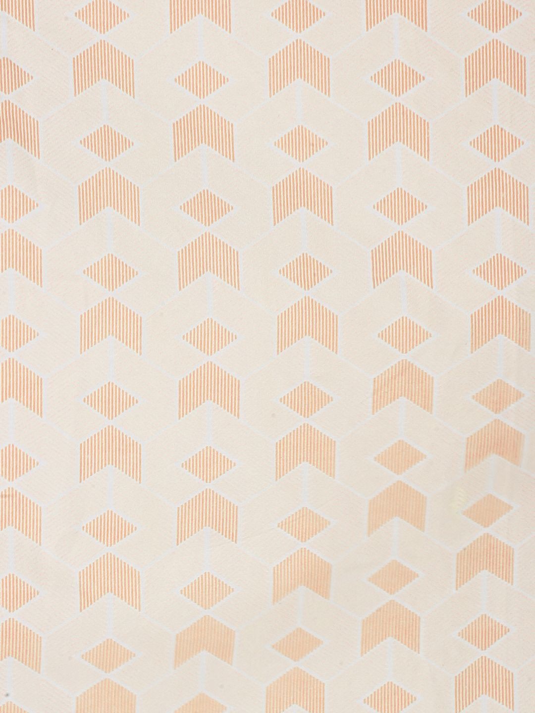 Myntra Elegant Homes Orange & Yellow Geometric 300 TC Single Cadar dengan 1 Sarung Bantal