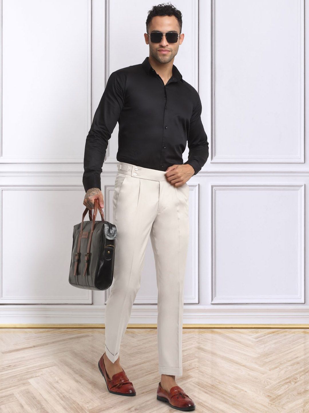 KLOTTHE Men Italian Gurkha Pants