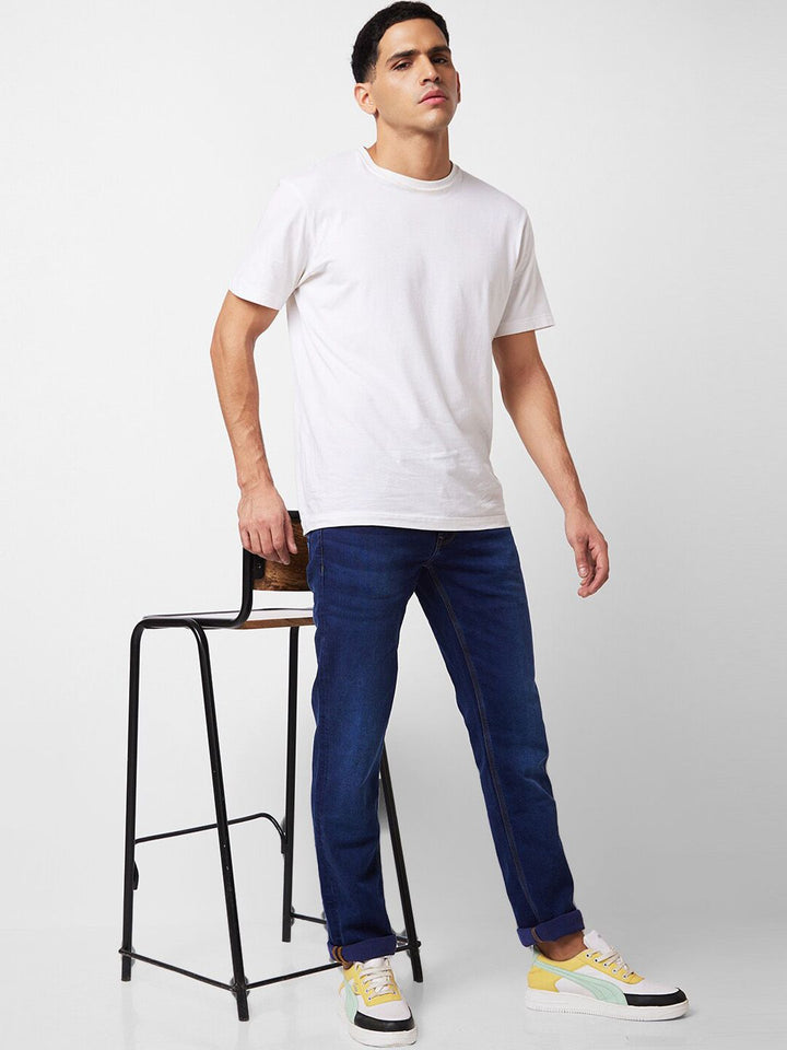 SPYKAR Men Mid Rise Clean Look Light Fade Cotton Jeans