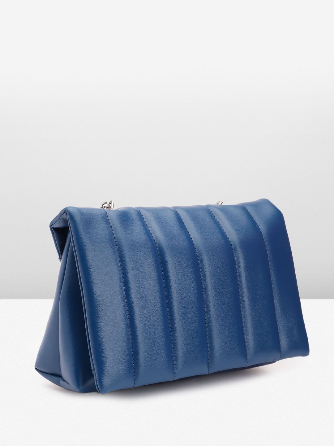 DressBerry Quilted Structured Sling Bag