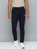 HRX by Hrithik Roshan Men Printed Detail Mid-Rise Regular Fit Lifestyle Trackpants
