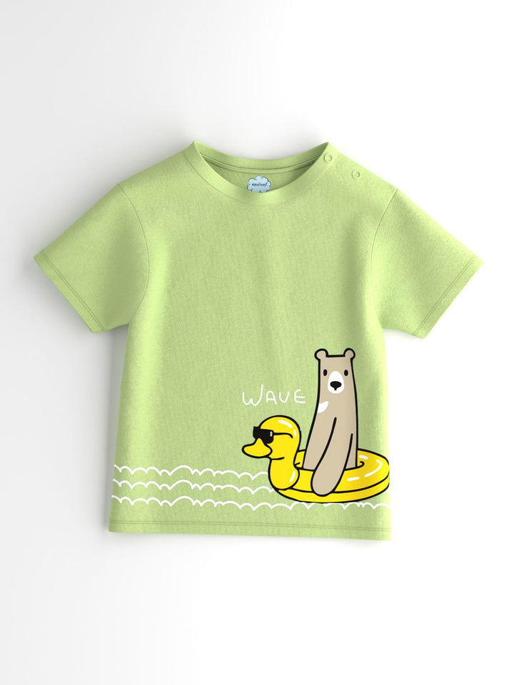 Nauti Nati Boys Pack Of 3 Graphic Printed Cotton Antimicrobial T-shirts