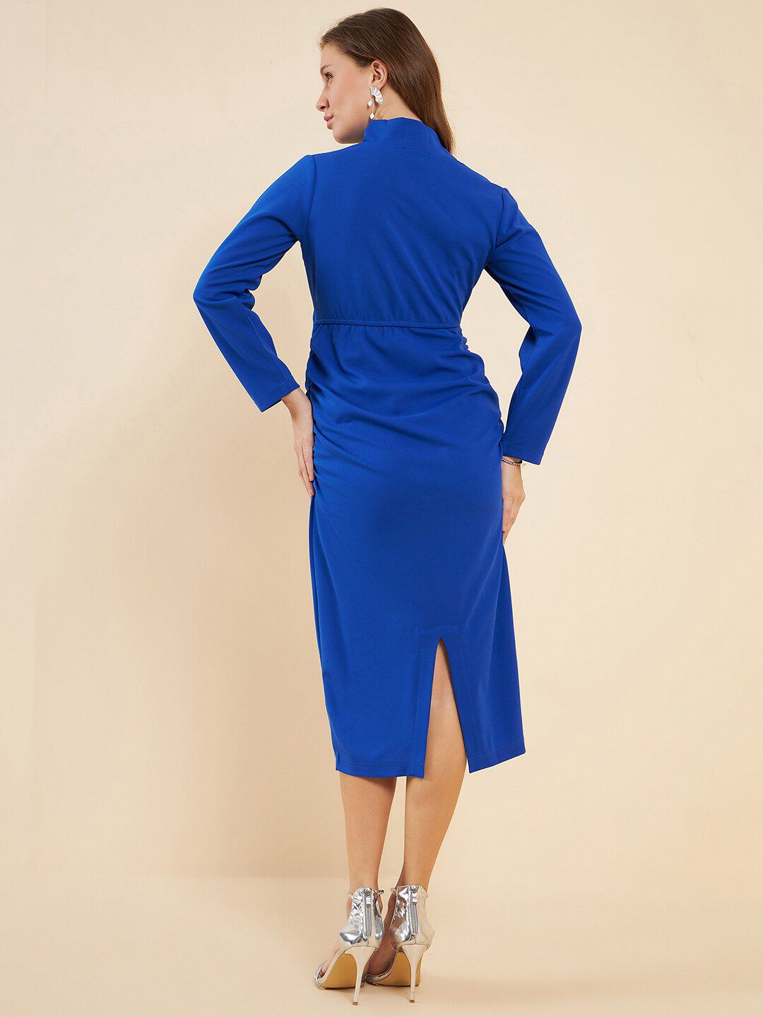 Antheaa V-Neck Sheath Dress