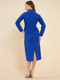 Antheaa V-Neck Sheath Dress
