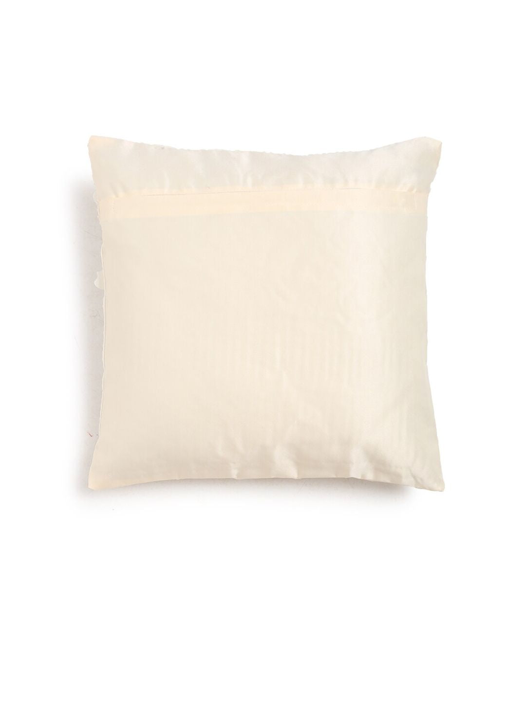 HOSTA HOMES Cream-Coloured Set of 5 Embellished 16" x 16" Square Cushion Covers