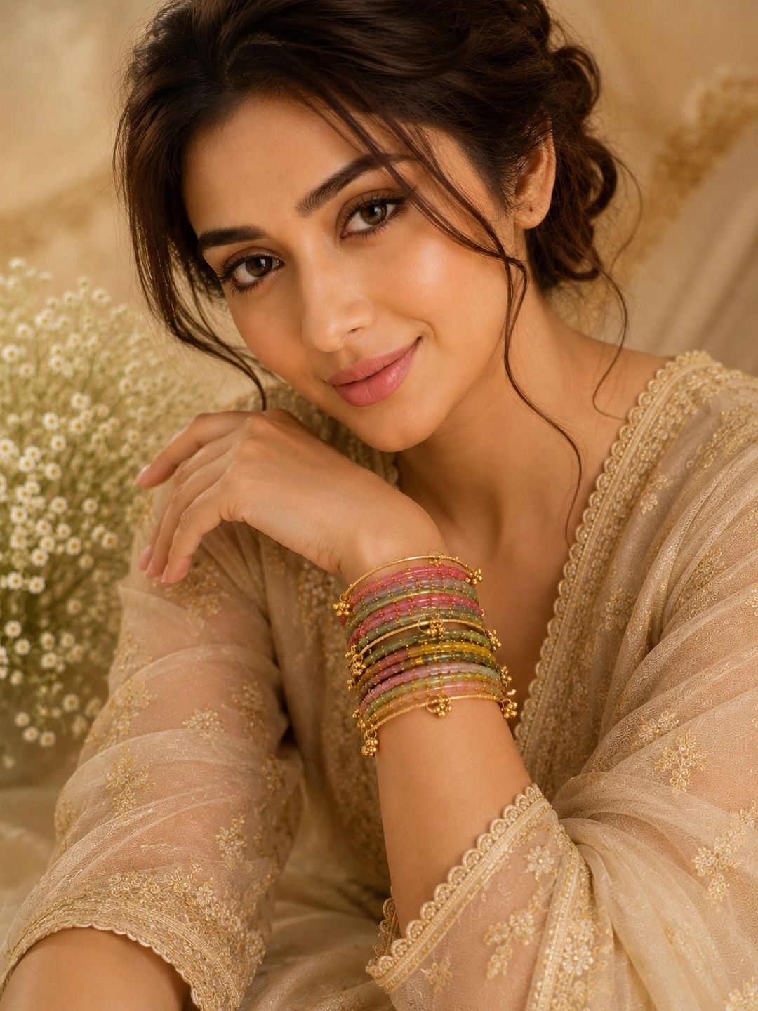 PANASH Gold-Plated Bangle