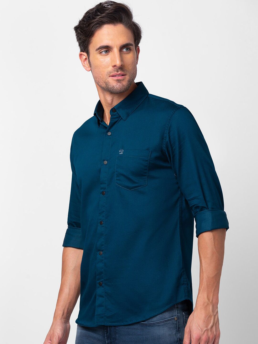 SPYKAR Men Cotton Solid Casual Shirt