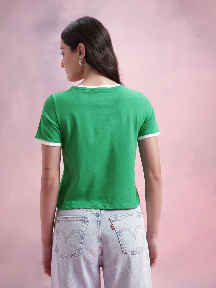 DressBerry Varsity Printed T-shirt
