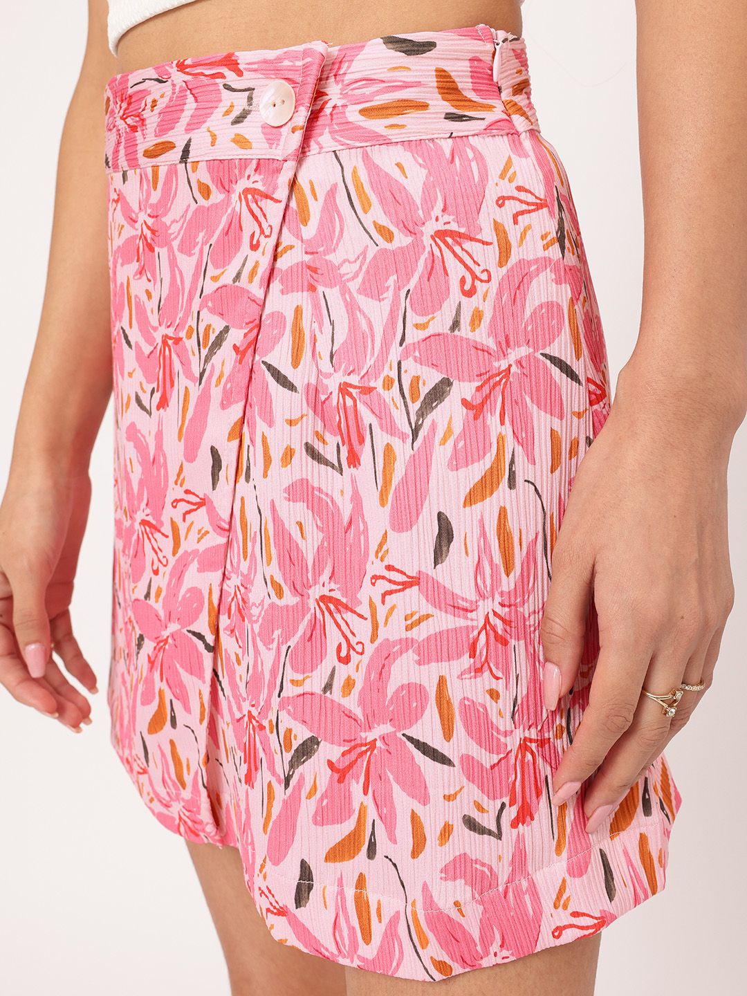 DressBerry Brunch Essential Mini Wrap Skirt