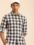 Being Human Pure Cotton Slim Fit Checked Casual Shirt