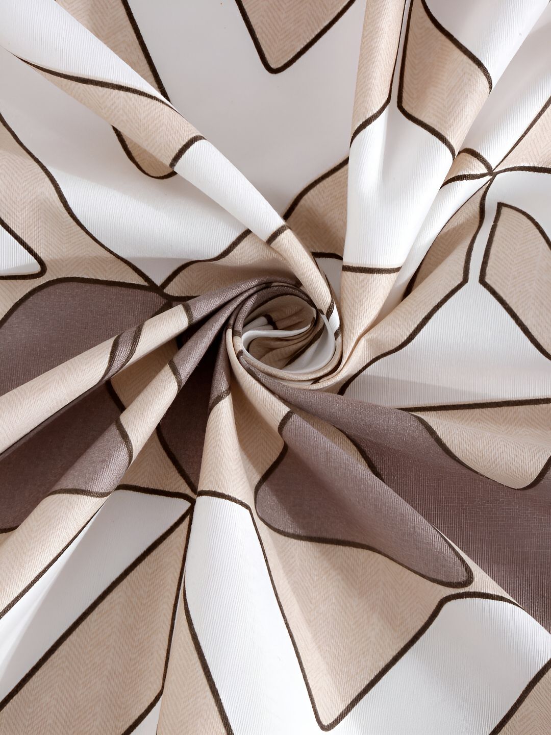 KLOTTHE Peach Chevron Cotton 300 TC Dilengkapi Cadar King Halus dengan 2 Sarung Bantal-98 x 89 inci