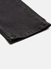 The Indian Garage Co Men Charcoal Grey Slim Fit Mid-Rise Clean Look Jeans