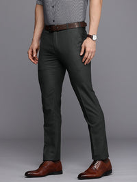 Raymond Men Checked Slim Fit Seluar Formal
