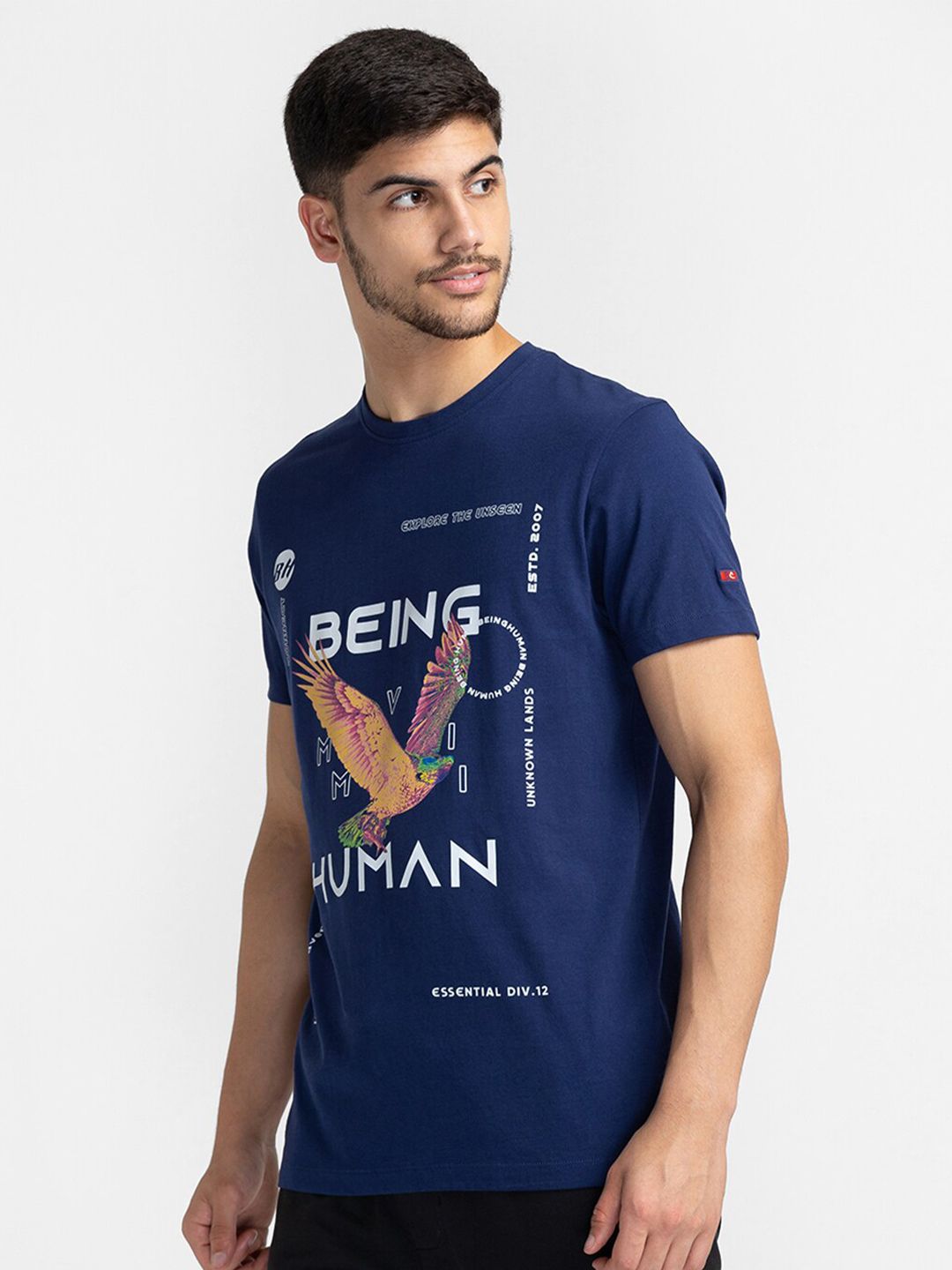 Being Human Typography Printed T-shirt