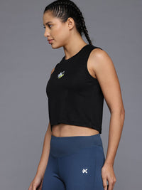 HRX by Hrithik Roshan Rapid-Dry Running Crop T-shirt