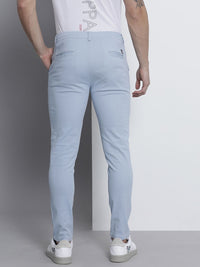 The Indian Garage Co Men Blue Slim Fit Chinos Trousers
