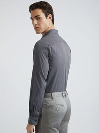Park Avenue Pure Cotton Slim Fit Micro Checked Formal Shirt
