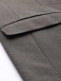 Park Avenue Super Slim Fit Self Design Single Breasted Formal Blazer